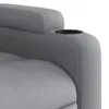 Masážní křeslo Light Grey Fabric Náhled obrázku produktu 8
