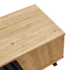 Merax Table basse Patchwork en bois, table de salon avec Voir les images du produit 4