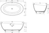 Mexen Parma freistehende Badewanne aus Verbundmaterial 160 Produktbild-Vorschau 6