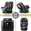 Seggiolino auto Platinum Deluxe Isize Buf Boof SimpleGrey Anteprima dell’immagine prodotto 3