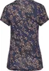 VIVANCE Kurzarmshirt blau-rosé bedruckt Größe 44/46 Produktbild-Vorschau 2