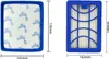 2er Pack Filter für Philips FC9729 FC9741 FC9742 FC9743 Produktbild-Vorschau 4