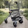 Rollator pliant réglable en hauteur pour personnes âgées, Voir les images du produit 2