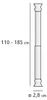 WENKO Teleskop Duschstange ohne bohren 110-185cm Produktbild-Vorschau 7