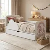 Komplett-Kinderbett 140x70 Weiß | Mit Rausfallschutz, Produktbild-Vorschau 9