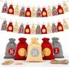 24x Set Adventskalender Säckchen zum Befüllen, Produktbild-Vorschau 1