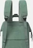 Close-up view of the back of a green backpack, showing the straps and part of the main body. Produktbild-Vorschau