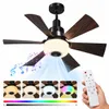 52CM LED Deckenventilator mit Beleuchtung E27 RGB Musik Produktbild-Vorschau 1