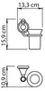 Gedy NEVIS Glas, Keramik, Chrom Produktbild-Vorschau 6