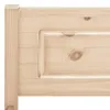 vidaXL Letto in legno massiccio di pino 90x200 cm Anteprima dell’immagine prodotto 4