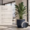 Großer außen Blumentopf NIVO rund 47 x 30 cm anthrazit Produktbild-Vorschau 4
