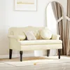 vidaXL Chesterfield Bank Creme 120,5 x 65 x 75 cm Produktbild-Vorschau 2