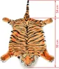 vidaXL Tapis en peau de tigre peluche 144 cm brun Voir les images du produit 3