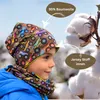 HECKBO Kinder Jungen Mädchen Beanie Mütze & Loop Schal Set Produktbild-Vorschau 4