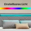 VASAGLE Polsterbett mit LED und 7-Zonen Produktbild-Vorschau 5