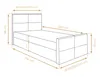 AX LIVING Boxspringbett Schwarz Aleyna Bett 90 x 200 mit Produktbild-Vorschau 4