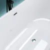 doporro Baignoire îlot Ovale pour Salle de Bain 150cm Blanc Voir les images du produit 5