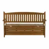 Kondela Gartenbank mit Stauraum Amula 150 cm - Braun Produktbild-Vorschau 3