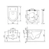 AM.PM Design Hänge-WC spülrandlos Toilette inkl. WC Sitz Produktbild-Vorschau 11