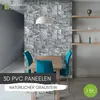 3D-Wandpaneele PVC | Stein Optik | Natürlicher Graustein - Produktbild-Vorschau 2