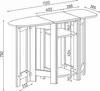 Cassettiera in legno | Asse da stiro | Armadio da stiro | Anteprima dell’immagine prodotto 6