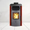 SCHENGER Pelletofen HP51 Rot 8,8 kW A++ Vollautomatisch Produktbild-Vorschau 1