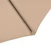 Close-up view of the fabric and structure of an umbrella. Produktbild-Vorschau