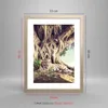 Gerahmtes Poster - Rahmen in heller Eiche - Tiger Wild Baum Produktbild-Vorschau 5