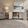 Meuble pour bac à litière Relaxdays, avec serrure et Voir les images du produit 5