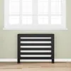 vidaXL Kryt radiátoru černý dubový 104 x 20 x 82 cm Náhled obrázku produktu 2