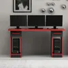 Skye Decor, Phoenix 2 - Black, Red, Gaming-Schreibtisch, Produktbild-Vorschau 1