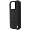 Hülle iPhone 16 Pro Max BMW Echtleder schwarz Logo Metall Produktbild-Vorschau 6