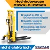 Hochhubwagen HS1525 mit Quicklift 1,5 t Tragkraft, 2500 mm Produktbild-Vorschau 2