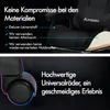 A collage showing details of a gaming chair, including its materials and a close-up of its wheels. Podgląd zdjęcia produktu