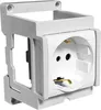 Presa di corrente integrata Schuko per guida DIN IP20 Anteprima dell’immagine prodotto 1