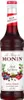 A bottle of Monin Spiced Red Berries syrup against a white background. Voir les images du produit