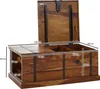 Table basse 100x60x40 cm en bois massif de sheesham commode Voir les images du produit 4