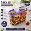 Schüttdosen 3er Set 1,4 Liter Vorratsdosen Müsli Produktbild-Vorschau 2