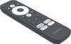 A dark gray remote control with white buttons is shown against a white background. Náhled obrázku produktu