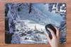 MuchoWow® Schreibtischunterlage Alpen - Schnee - Dorf 60x40 Produktbild-Vorschau 3