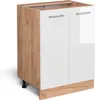 Küchenunterschrank Vicco R-Line Weiß Hochglanz 60 cm ohne Produktbild-Vorschau 1