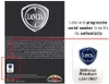 Oficjalna naklejka Lancia 3D, średnica 9 mm, 4 sztuki Podgląd zdjęcia produktu 3