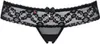 Obsessive 837-Thc-1 Crotchless Thong Black - L/Xl Produktbild-Vorschau 7