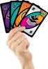 A hand holding several UNO Flip! Express cards. Produktbild-Vorschau