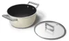24 cm matter, cremefarbener stieltopf + deckel Smeg Produktbild-Vorschau 2