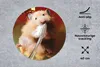MuchoWow® Mauspad Mousepad Hamster beim Zähneputzen 40x40 Produktbild-Vorschau 2