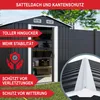 ONBEST Gerätehaus Premium | Metall | mit Fundament | Produktbild-Vorschau 5