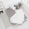 Homestyle4u Holzbett 140x200 Bettgestell weiß Bett Produktbild-Vorschau 10