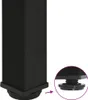 A close-up view of the bottom of a black table leg with an adjustable foot. Náhľad obrázku produktu