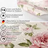 Tischdecke Wachstuch Blumen Rot Robust Wasserabweisend Produktbild-Vorschau 5